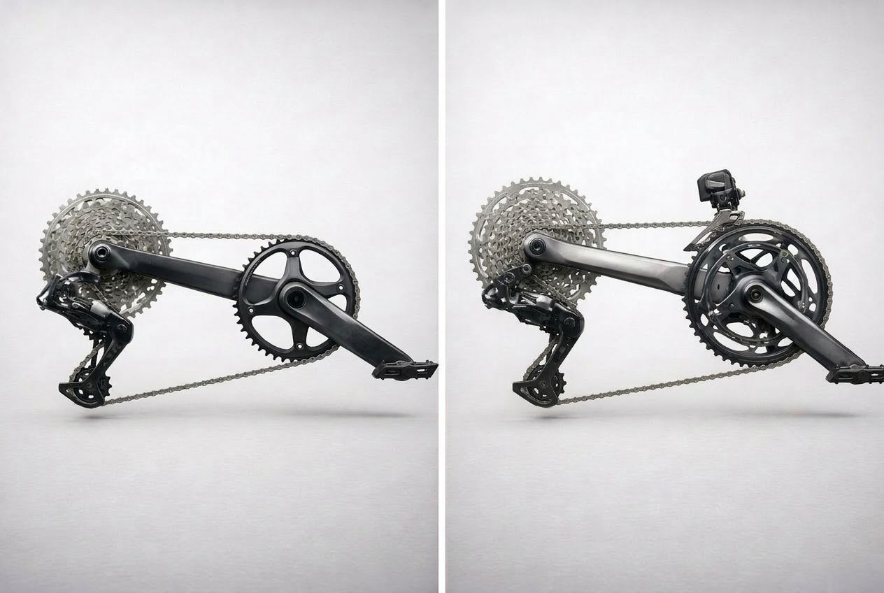 1X and 2X drivetrain